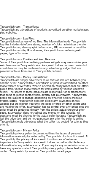 yaucyswitch privacy