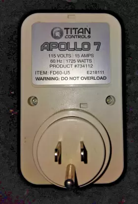 734112 Apollo Titan Controls 7 Digital Outlet Timer With Daily Schedules - Smart Plug #2