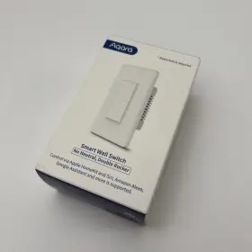 Ws-usco2 Aqara Smart Wall Switch No Neutral Double Rocker White Open Box Ships Free