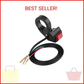 Aramox Aramoxyb09peg4rx2586 Motorcycle Handlebar Toggle Switch 3-speed Electric Push Button Control