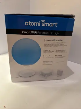 112020 Atomi Smart Led Wifi Portable Orb Light - At New Sealed #2