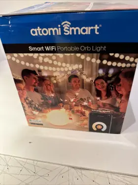 112020 Atomi Smart Led Wifi Portable Orb Light - At New Sealed #3