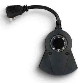 Synchkg108422 Austin Light Co. Outdoor Outlet Timer With Photocell Sensor Weatherproof 3 Socket