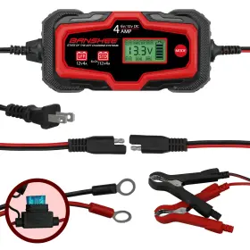 Banshee 840417406633 4 Amp Smart Charger Maintainer Reconditioner/desulfator Supply And Winter M