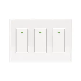 Bekca 795971434885 Smart Switch 3 Gang Alexa 2.4ghz In-wall Switch... Fast Ship