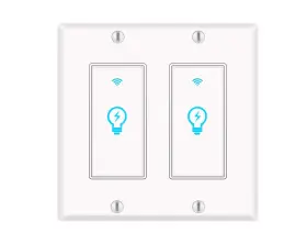 Aub083jxp88p Bekca Smart Light Switch Alexa Double 2 Gang With