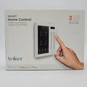 850-00055 Brilliant Broken Smart Home Control 2-switch Panel