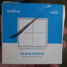 Sc4b4 Broadlink Bluetooth 4-gang App-controlled Scene Switch Push Button White