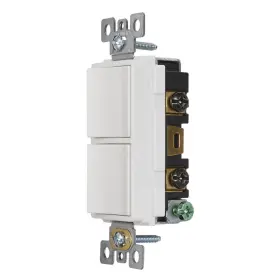 2-function Broan P2rw P2r Rocker Switch Wall Control For Bathroom - White #3