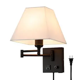 Jj-a1cw-ibmp Capheus Plug In Wall Light Swing Arm Sconces Modern Wall-mounted Electrical Black #2