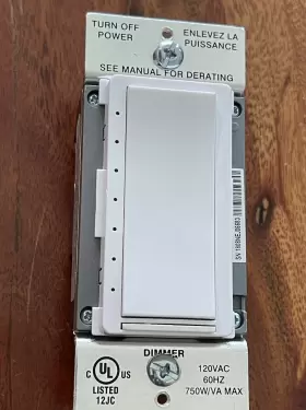 6502938 Crestron Clw-dimex-e-w-s Cameo Express Wireless In-wall Dimmer 120v White Smooth