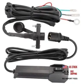 Cysfetena Cysfetenawjm032801 Corded 3 Prong Winch Remote Controller With Socket Plug 2.85m/9ft Cable