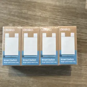 Db-mp04-whaa-u02 Deako Smart Switch Alexa Google Home Wi-fi On/off White 4 Pack