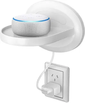 Ghw100wh Deco Gear Wall Mount Shelf Stand For Google Home Smart Speaker And More - White