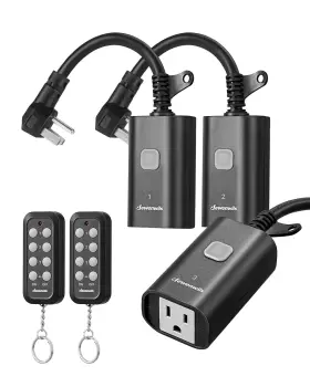 Bhc1815u-b Dewenwils Bh-24b Outdoor Remote Control Outlet Weatherproof Heavy Duty 15a Wireless