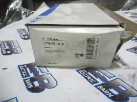 5154w Eaton Box Of 10 4 Gang Toggle Switch Cover White -newb 5154w Eaton Box Of 10 4 Gang Toggle Switch Cover White -newb