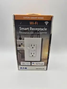 Ewftrcr15-w Eaton Smart Home Wi-fi Receptacle Open Box