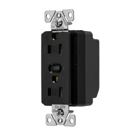 Rftr9605-tbk Eaton Z-wave Plus Wireless Duplex Receptacle - Black Lot Of 2 #2