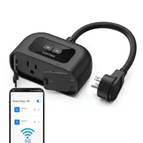 Ip44 Eightree Et75 5ghz Outdoor Smart Plug Waterproof Wifi Outlet With