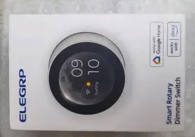 Drs30 Elegrp Wifi Smart Rotary Traic Dimmer With 1.8 Inch Tft Display Screen