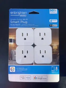 Enbrighten 030878515146 Wifi Micro Smart Plug - White Pack Of 4