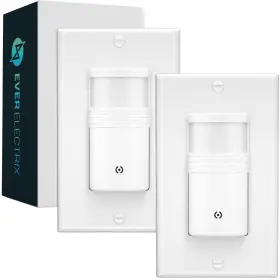 Gsdytc1wt02 Everelectrix 2 Pack Motion Sensor Light Switch Neutral Wire Required Single Pole Only N