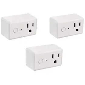 Feit Electric 017801722109 15-amp Indoor Alexa / Google Assistant Compatible Plug-in 3-pack