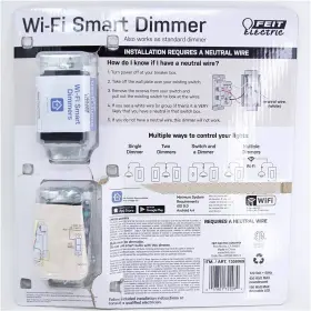 1358969 Feit Electric Wi-fi Smart Dimmer 3 Way Single Pole Switch #2