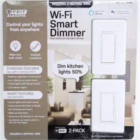1358969 Feit Electric Wi-fi Smart Dimmer 3 Way Single Pole Switch