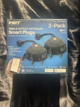 1718603 Feit Electric Triple Outlet Outdoor Smart Plugs
