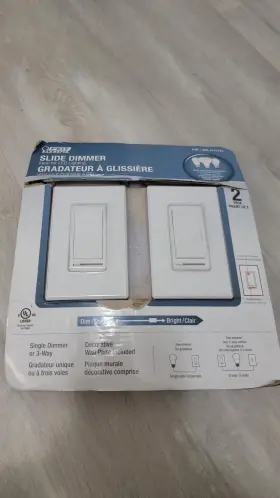6111123 Feit Electric Dimmer Switch Single Or 3 Way Two Pack