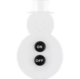 Ge 030878840866 Wireless On/off With Remote Snowman Design New Christmas Lights Control