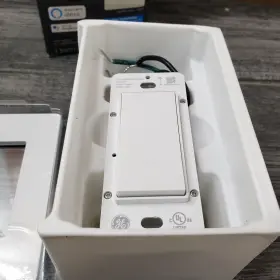 93105075 Ge New C By On/off Light Bulb Smart Switch Works Alexa And Google Assistant White #2