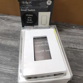 93105075 Ge New C By On/off Light Bulb Smart Switch Works Alexa And Google Assistant White #3