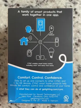 93128847 Ge Brand New Genuine Cync Ceiling Fan Smart Wifi Switch #2