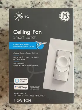 93128847 Ge Brand New Genuine Cync Ceiling Fan Smart Wifi Switch