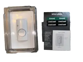Cswonblbwf1nn Ge C By 4-wire On/off Button Smart Switch W Bluetooth And Wi-fi Cswonblbwf1nn/stip #2