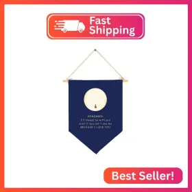 545-remember Geanhil Bluey Inspired Bingo Flag Wall Decor Gifts For Baby Girls Boys Kids-canvas Hangi