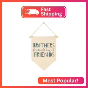 566-brothers Geanhil Flag Wall Decor Gifts For Baby Boys Girls Kids-canvas Pennant Banner Wal