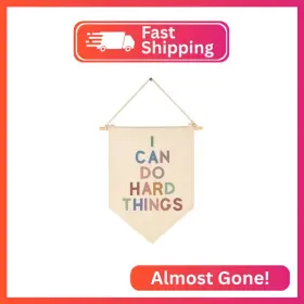 593-i Geanhil I Can Do Hard Things-affirmations Pennant Wall Decor Gifts For Baby Boys Girls K