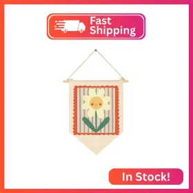 730-smiley Geanhil Smiley Flower-kids Room Wall Decor Gifts For Baby Boys Girls Kids-canvas Hangin