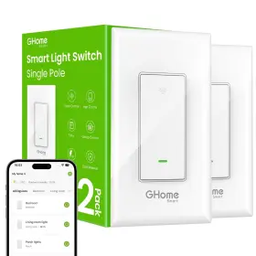 Ghome Smart 794775827718 Switches For Lights Wifi Light Switch Works With Alexa And