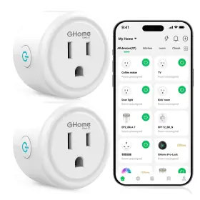 Wp3-2 Ghome Smart Plug Wifi Plugs Compatible With Alexa And Google Home