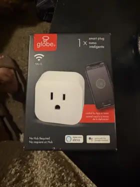 50114 Globe Smart Plug Can Be Used With Alexa App On Google Play Or Apple