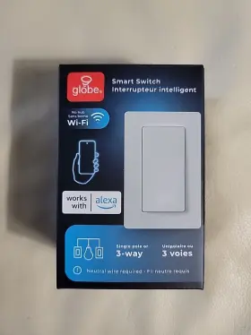 50200 Globe Electric Smart Switch Single Or 3 Way Pole Alexa No Hub Wifi