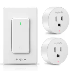 Sw-r05 Hapythda Sw-ak1& 2 Remote Control Outlet Wireless Wall Mounted Light Switch 15a/1500w O