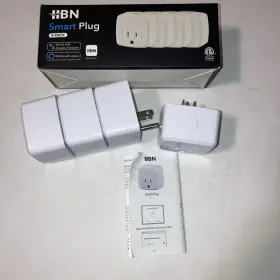 2c-blf1-mnvc Hbn 4 Pack Wifi Smart Plug Dual Socket Plugs Works With Alexa And Google Nob
