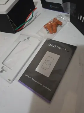 Hubbell 852931005988 Idevices Instinct Smart Light Switch Alexa Built-in Wi-fi Enabled New Open Box #2