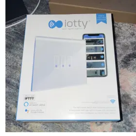 3-switch Iotty Ita3-s01 Wi-fi Smart Switch Touch Wall White Alexa Google Ifttt