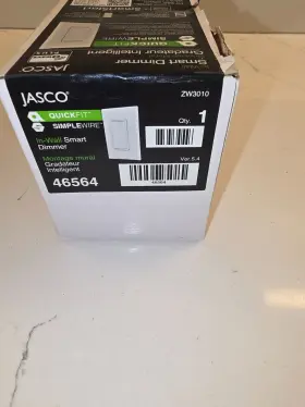 46564 Jasco In-wall Smart Dimmer - New In Box #2